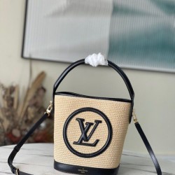 Replica Borsa a secchiello Louis Vuitton Petit Rafia M59961