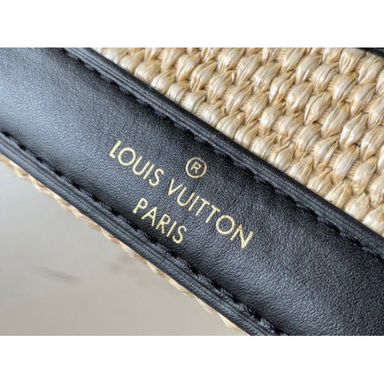 Replica Borsa a secchiello Louis Vuitton Petit Rafia M59961