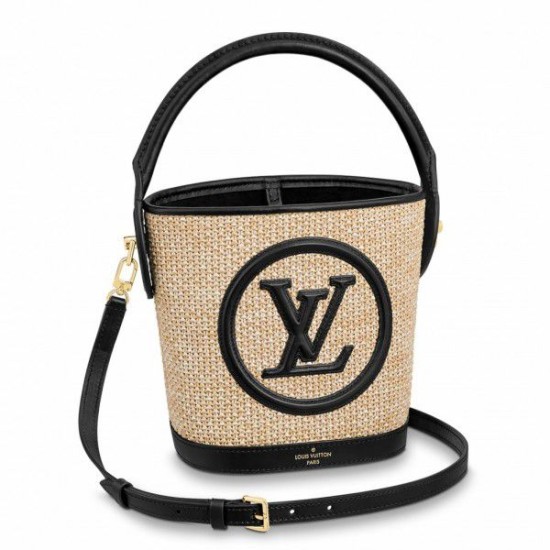 Replica Borsa a secchiello Louis Vuitton Petit Rafia M59961