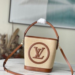 Replica Borsa a secchiello Louis Vuitton Petit Rafia M59962