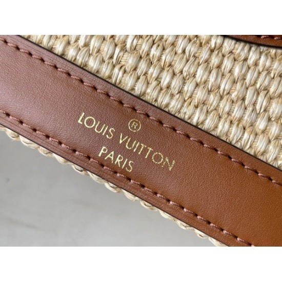 Replica Borsa a secchiello Louis Vuitton Petit Rafia M59962