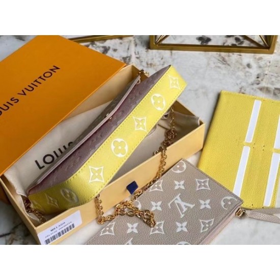 Replica Louis Vuitton Felicie Pochette Multicolor Monogram Empreinte M81359