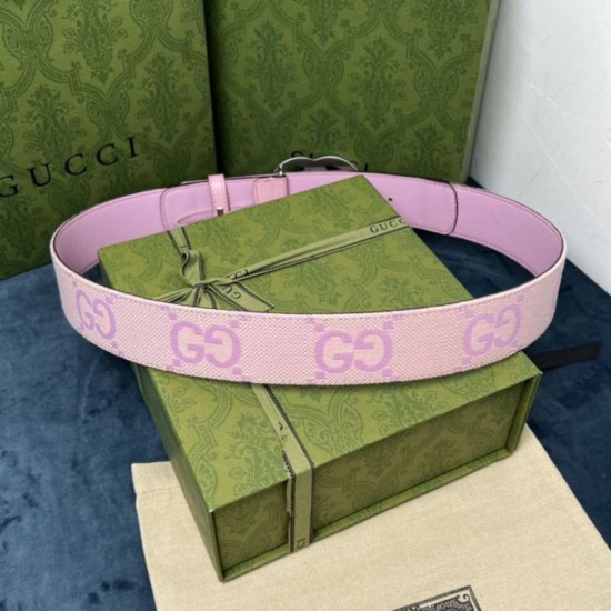 Replica Cintura larga Gucci GG Marmont 400593 40mm Rosa