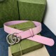 Replica Cintura larga Gucci GG Marmont 400593 40mm Rosa