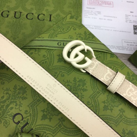 Replica Cintura sottile Gucci GG Marmont 409417 20mm