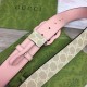 Replica Cintura larga Gucci GG Marmont 400593 40mm Rosa