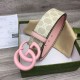 Replica Cintura larga Gucci GG Marmont 400593 40mm Rosa