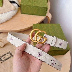 Replica Cintura sottile Gucci GG Marmont 625839 30mm Oro