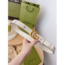 Replica Cintura sottile Gucci GG Marmont 625839 30mm Oro