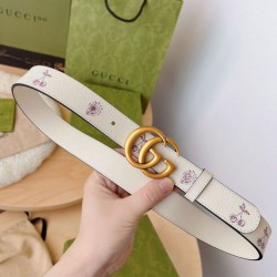 Replica Cintura sottile Gucci GG Marmont 625839 30mm Oro