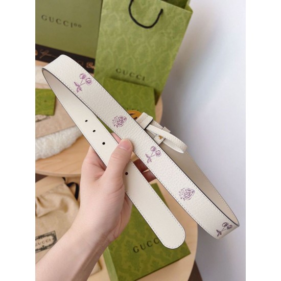 Replica Cintura sottile Gucci GG Marmont 625839 30mm Oro