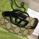 Replica Cintura sottile Gucci GG Marmont 414516 Marrone