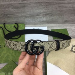 Replica Cintura sottile Gucci GG Marmont 414516 Marrone
