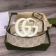 Replica Cintura larga Gucci GG Marmont 400593 40mm Bianca