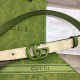 Replica Cintura sottile Gucci GG Marmont 409417 20mm Verde