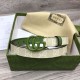Replica Cintura sottile Gucci GG Marmont 409417 20mm Verde