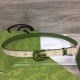 Replica Cintura sottile Gucci GG Marmont 409417 20mm Verde