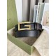 Replica Cintura reversibile Gucci con fibbia G quadrata 626974 Hardware dorato Replica Cintura reversibile Gucci con fibbia G quadrata 626974 Hardware dorato