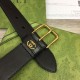 Replica Cintura Gucci con fibbia quadrata e Interlocking G 673921 Nera