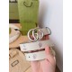 Replica Cintura sottile Gucci GG Marmont 625839 30mm Argento