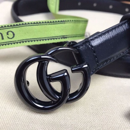 Replica Cintura sottile Gucci Marmont 409417 20mm