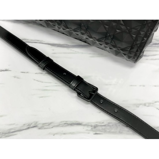Replica Christian Dior Borsa Lady Dior My Abcdior media in pelle di vitello Cannage nera con motivo diamante Replica Christian Dior Borsa Lady Dior My Abcdior media in pelle di vitello Cannage nera con motivo diamante