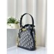 Replica Borsa Christian Dior media C'est Dior Blu Dior Oblique Jacquard