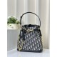Replica Borsa Christian Dior media C'est Dior Blu Dior Oblique Jacquard
