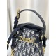 Replica Borsa Christian Dior piccola C'est Dior Blu Dior Oblique Jacquard