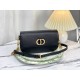Replica Borsa Christian Dior 30 Montaigne Avenue scatola nera in pelle di vitello