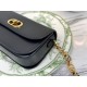 Replica Borsa Christian Dior 30 Montaigne Avenue scatola nera in pelle di vitello