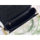 Replica Borsa Christian Dior 30 Montaigne Avenue scatola nera in pelle di vitello