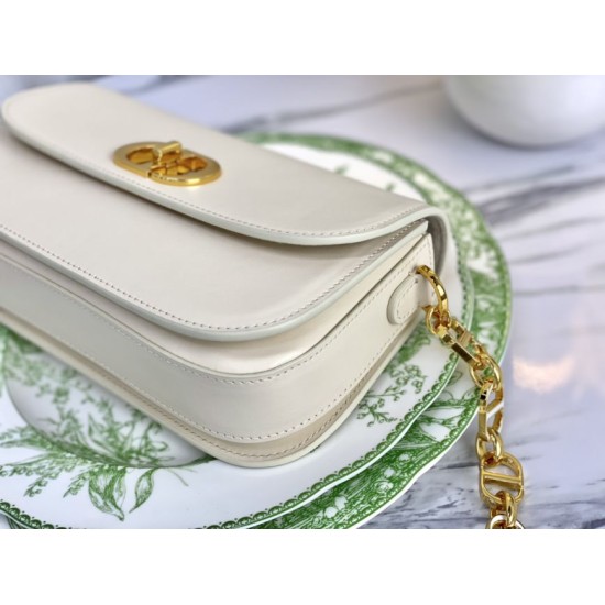 Replica Christian Dior 30 Montaigne Avenue Borsa Dusty Avorio Box Pelle di vitello