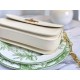 Replica Christian Dior 30 Montaigne Avenue Borsa Dusty Avorio Box Pelle di vitello