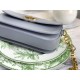 Replica Borsa Christian Dior 30 Montaigne Avenue in pelle di vitello grigia