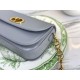Replica Borsa Christian Dior 30 Montaigne Avenue in pelle di vitello grigia