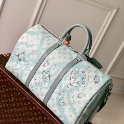 Replica Borsa Louis Vuitton Keepall Bandoulière 50 M22570 Monogramma