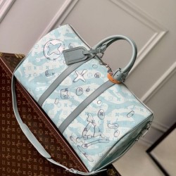 Replica Borsa Louis Vuitton Keepall Bandoulière 50 M22570 Monogramma
