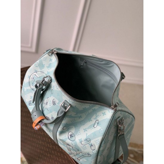 Replica Borsa Louis Vuitton Keepall Bandoulière 50 M22570 Monogramma