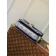 Replica Borsa Louis Vuitton LV M22834 Pochette Métis East West Blu