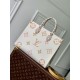 Replica Borsa Louis Vuitton OnTheGo MM M22975 Beige