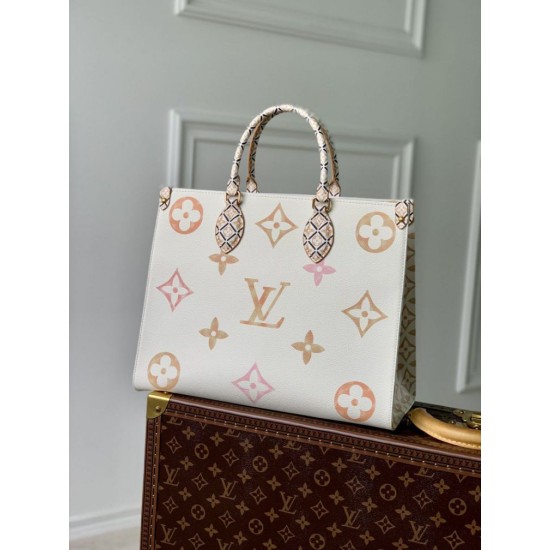 Replica Borsa Louis Vuitton OnTheGo MM M22975 Beige