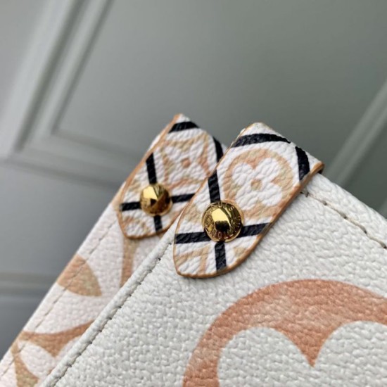 Replica Borsa Louis Vuitton OnTheGo MM M22975 Beige