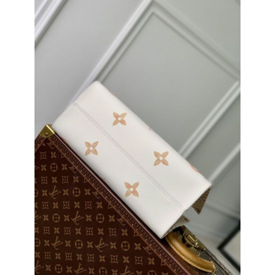Replica Borsa Louis Vuitton OnTheGo MM M22975 Beige