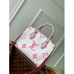 Replica Borsa Louis Vuitton OnTheGo PM M22976 Rosa