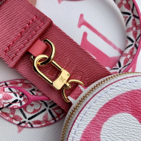 Replica Borsa Louis Vuitton OnTheGo PM M22976 Rosa