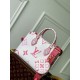 Replica Borsa Louis Vuitton OnTheGo PM M22976 Rosa