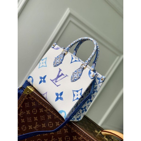 Replica Borsa Louis Vuitton OnTheGo PM M22976 Blu Replica Borsa Louis Vuitton OnTheGo PM M22976 Blu