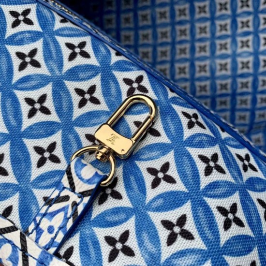 Replica Borsa tote Louis Vuitton Neverfull MM M22979 Blu
