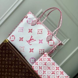 Replica Borsa tote Louis Vuitton Neverfull MM M22980 Rosa
